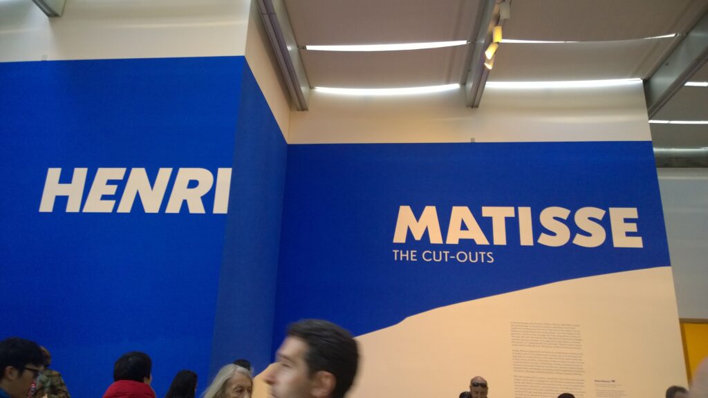 MoMAで開催されたマティスCut-Outs展の会場風景